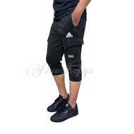 tracksuit 3 suku berpoket banyak / seluar 3suku /seluar 3/4 / short pant / short tracksuit / seluar 