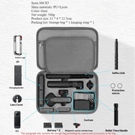 ชุด X5 20250521 Insta360ชุดกล้องกระเป๋าเก็บของกระเป๋าพาดลำตัวสะพายไหล่เส้นเดียวเคสพกพาแบบพกพาสำหรับ