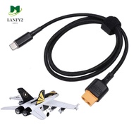 ALANFY XT60 To Type-C Adapter Cable, 20V 5A PD2.0/QC2.0 XT60 To Type-C Fast Charging Cable, SC100 Pr