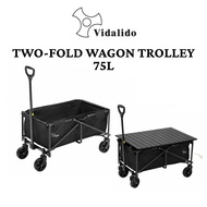 VIDALIDO Vidalido Two-Fold Wagon Trolley 75L