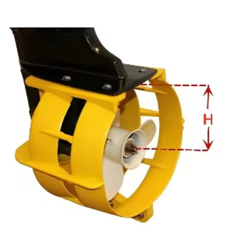 9" Propeller Safety Guard For Mercury Yamaha Johnson 9.9HP To 20HP Outboard Engine (Yellow)