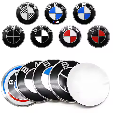 4Pcs 56mm 60mm 65mm Car Styling Wheel Center Hub Cap Badge Emblem Stickers For BMW G20 G32 G11 X3 X5