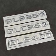3D ABS Chrome Car Rear Trunk Badge Letters Sticker Logo GLB350 GLC350 GLS400 Emblem For Mercedes X16