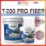 PENTENS T200 Pro Fiber Ultimate Waterproofing Coating 5KG / Roof Waterproofing/ Bumbung bocor / Anti