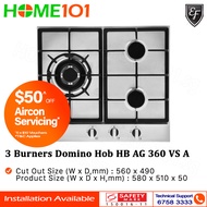 EF 3 Burners Domino Hob HB AG 360 VS A