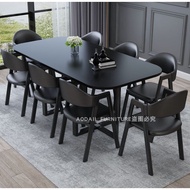 [PRE ORDER] REGENCY 8 Seater Rectangle Dining Table Set Office Table Meeting Table Office Table Meja Makan