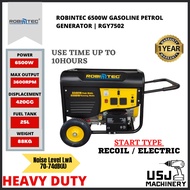 ROBINTEC 6500W Gasoline Petrol Generator RGY7502 - 100% Cooper - Electric Start | 1 Year Warranty