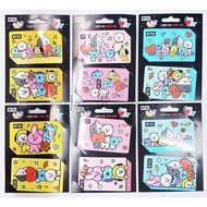 Little Witch BTBC60-1 BT21 Ticket Card Sticker Decorative 6F H-20