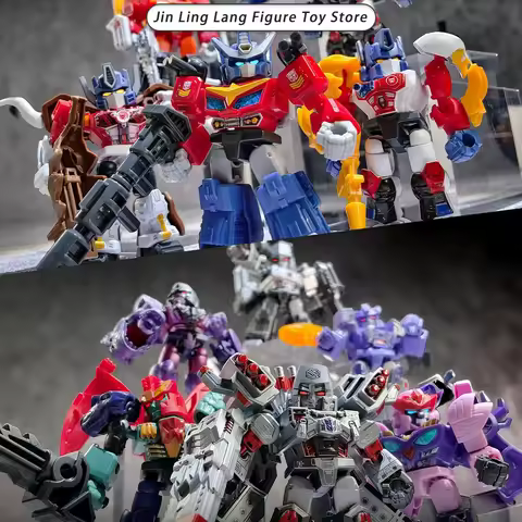 In Stock Blokees Transformers Defender Version 08 - Battle Stars Series Blind Box Action Figures Per