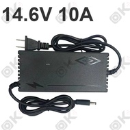 OKMUSIC ที่ชาร์จแบตเตอรี่ ลิเธียมฟอสเฟต lifepo4 charger 14.6V 21.9V 29.2V 4s 6s 8s 21v เต็มแล้วตัดออ