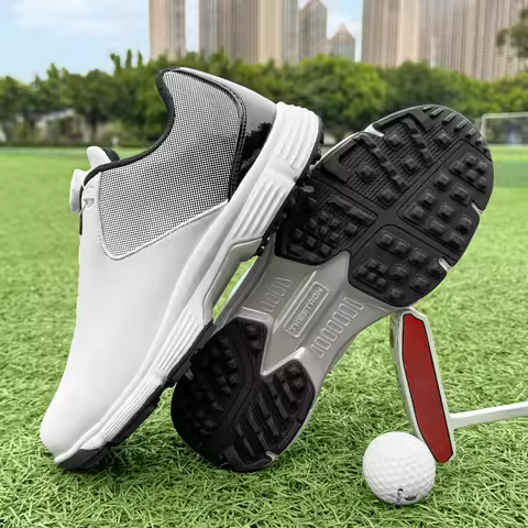 Men Golf Shoes Comfortable Golfers Sneakers Waterproof Walking Shoes