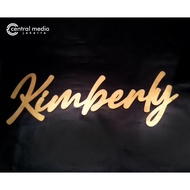 Custom Name Signage | Wall Signage | Custom Wooden Name Backdrop | Rustic Backdrop