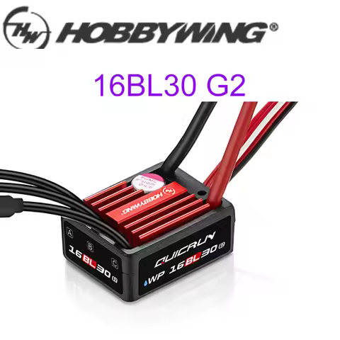 2025 New Hobbywing QuicRun WP 16BL30 G2 30A ESC Brushless Sensorless for 1/16 1/18 RC Car