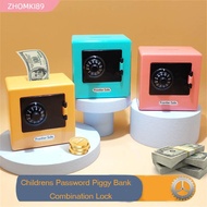 ZHOMKI89 Mini Money Boxes Safe Box Storage  Kids Gift Banknote Cash Combination Lock