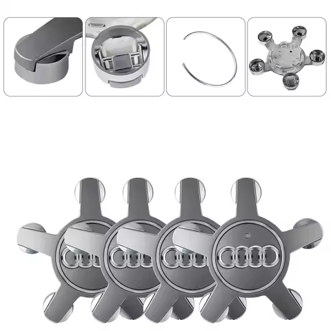 4PCS for Audi Sline TT A1 A2 A3 A4 A5 A6 A7 A8 8P B6 B7 B8 C5 C6 C7 Q5 Q7 S2 S3 S4 S5 S6 Car Origina