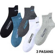 (3 PAIRS) sports 3/ 4 ears sports socks men's and women's sports socks