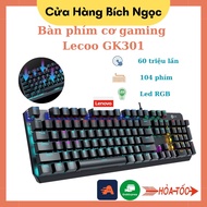 Lecoo GK301 Mechanical Gaming Keyboard, Supports RGB Led, Key Durability Up to 60 Million Clicks,
