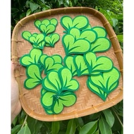 Preschool Felt Heart Leaves 50 Leaves 5cm,7cm,9cm double layer