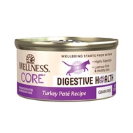 Wellness Cat Can Core Digestive Health Pate Turkey 3oz