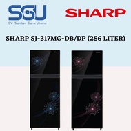SHARP SJ-317MG-DP/DB KULKAS 2 PINTU SJ317MGDP/DB SJ 317MG DP/DB