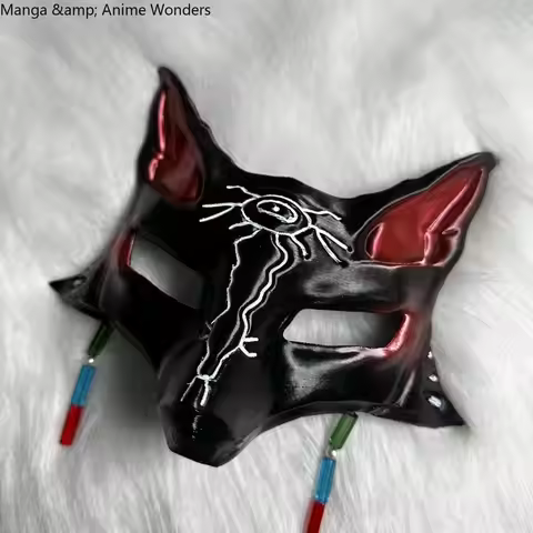 Anime Arknights Lappland Cosplay Stage Properties Cartoon Mask Prop Halloween Mascot Souvenir Ambitu