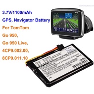 Cameron Sino 3.7V 1100mAh GPS, Navigator Battery AHL03711008 for TomTom Go 950, Go 950 Live, 4CP9.00