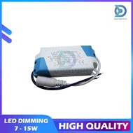 Dimmable 300mA 7-15x1W DC 21V - 53V Led Driver 7W - 15W Power Supply AC 110V 240V for Dimmable LED Panel light/Downlight