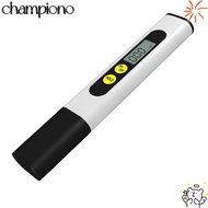 CHAMPIONO TDS Meter, 0-9990ppm Plastic Digital Water Quality Tester, Temperature Compensation 1ppm 2