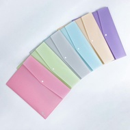 Pastel Color File Bag Document Bag Organizer Folder Folio F4