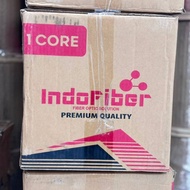 (PREMIUM) IndoFiber 1 CORE 3 SELING FO Dropcore Cable 1000 Meters 1KM Fiber Optic Outdoor 1Core 3Sli