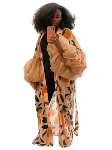 Japanese Kimono Yukata Kimono Coat Cardigan Fashion Blouse Women Long Cardigan Haori Traditional Kim