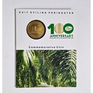 100th Anniversary of Malaysia Palm Oil Industry RM1 Coin Card 2017 Years UNC BU