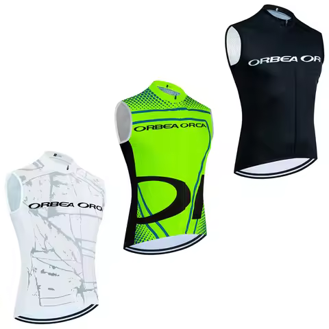 2025 ORBEA ORCA Bike Vest Quick Dry Cycling Team Jersey Windbreaker Men Summer Ropa Ciclismo Sleevel