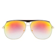 Reflective aviator glasses