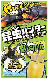 【小紅茶玩具屋】F-toys 昆蟲獵人模型 獨角仙 昆蟲 盒玩 整套五款