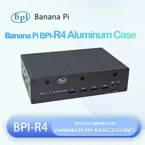 Banana Pi BPI-R4 Aluminum Case for Banana Pi BPI-R4 Development Board Accessories