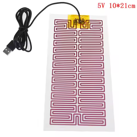 USB 5V 10CM*21CM Heating Heater Winter Warm Plate For Waist Shoes Pad