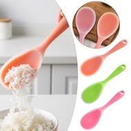 Silicone Rice Spoon, Non Stick Rice Cooker, Food Grade Household Colors Rice Spatula Available G9u2