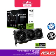 ASUS TUF GAMING GEFORCE NVIDIA RTX5070TI OC 16GB GDDR7 | RTX 5070 OC 12GB GDDR7 GRAPHIC CARD