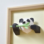 3D紙模型-做到好成品-相框系列-愛竹的熊貓-擺設 掛飾 掛畫