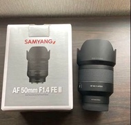 觀塘區 全新行貨 Samyang 50mm f1.4 Mark II Sony E mount Auto focus AF full frame Lens 全片幅自動對焦鏡頭 送德國玻璃納米濾鏡 fo