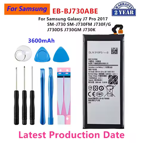 Brand New EB-BJ730ABE 3600mAh Battery For Samsung Galaxy J7 Pro 2017 SM-J730 SM-J730FM J730F/G J730D