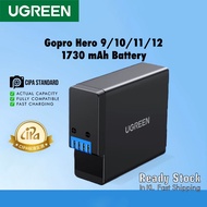 GOPRO Hero battery Gopro hero 12 Gopro Hero 11 battery, Ugreen Gopro Hero 10/11/12 Gopro battery Her