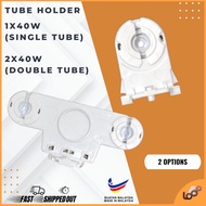 LED TUBE HOLDER / T8 FLUORESCENT TUBE HOLDER / TOP MIRROR TUBE HOLDER / CASING HOLDER