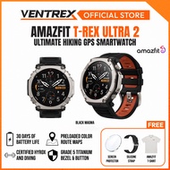 AMAZFIT T-Rex Ultra 2 Smart Watch Jam Running GPS Strave Watch Hiking Amazfit Watch Hyrox Amazfit Sm