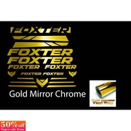 Ⓐ▲✼✘Foxter Frame Decals For Mountain Bike
