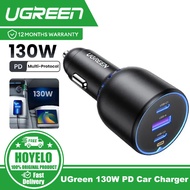 UGreen 130W PD Car Charger USB C-type Mobile Car Charger