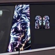 Cartoon Train Center Rod Sticker, 2 Pieces Pack, B Rod Protection Sticker, Train B Rod Sticker, Cust