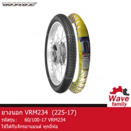 ยาง / ยางนอก รถมอเตอร์ไซค์ ขอบ 17 ลายดรีม ยี่ห้อ VEE RUBBER รุ่น VRM234 ขนาด 60/100-17 สำหรับ ขอบล้อ17 HONDA WAVE 100 , 100S , 100Z , 110 , 110I , 125R , 125X , 125S , 125I  (225-17)  (TIRE)