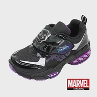 【Marvel 漫威】黑豹 童鞋 指南針慢跑鞋 / MRKR36200 18 (JP)黑紫